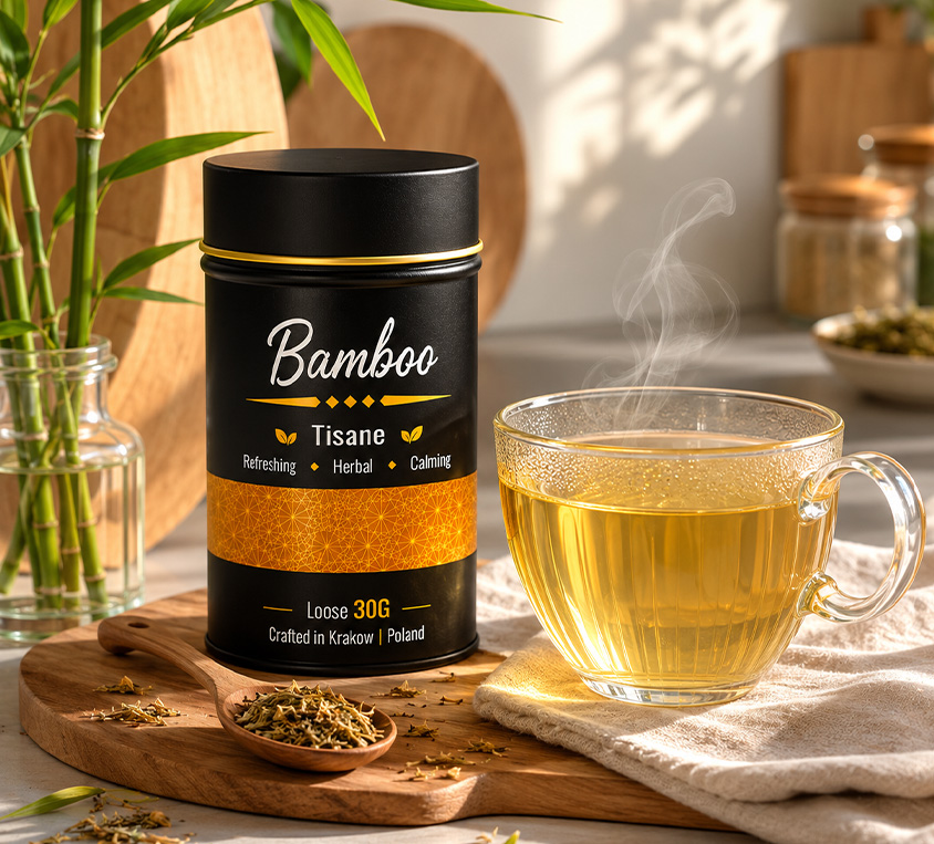 Bamboo Tea Leo Tea w kubku prezentowym