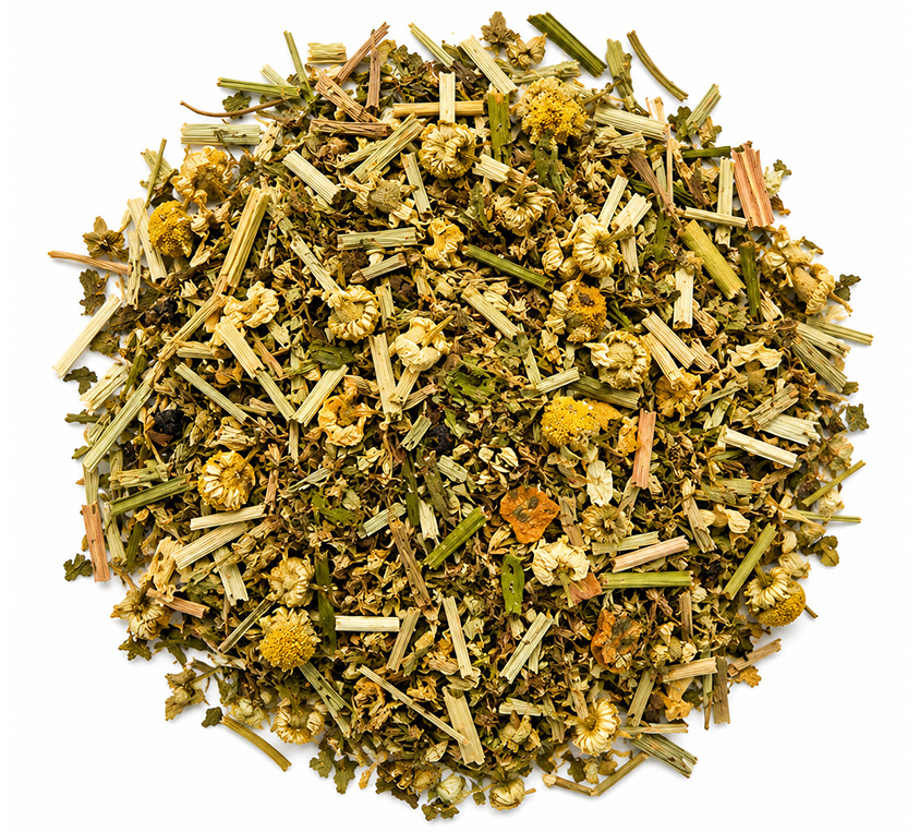Pitta Tea Leo Tea – ajurwedyjska herbatka z miętą, rumiankiem, trawą cytrynową i lawendą