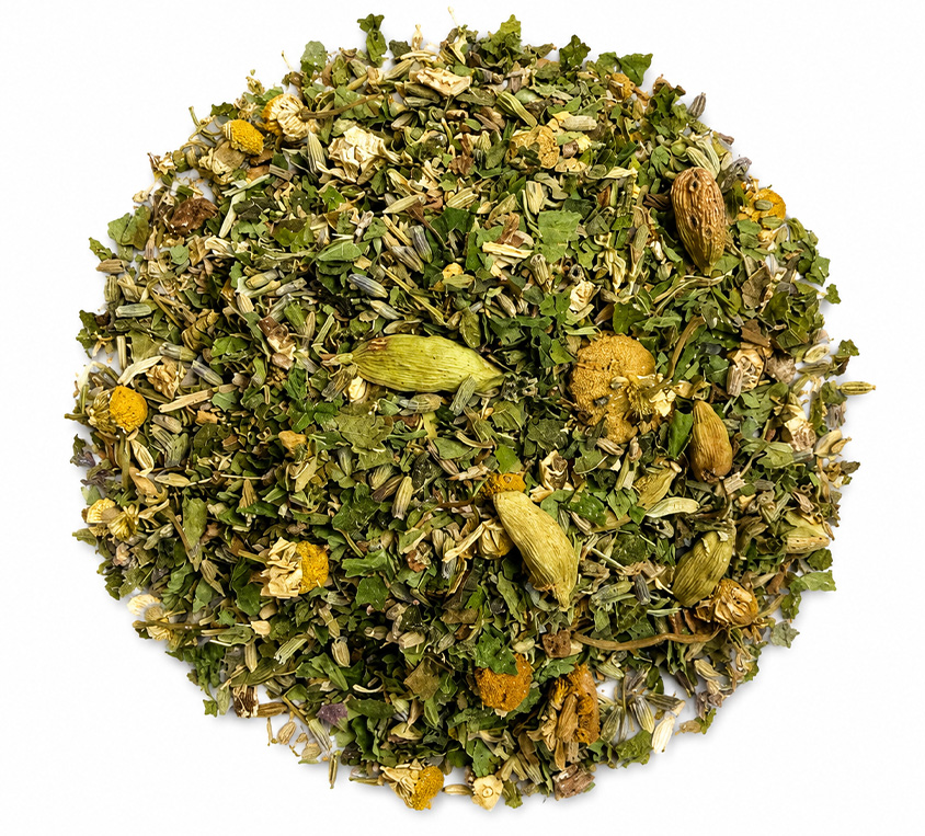 Vata Tea Leo Tea – ajurwedyjska herbatka z melisą, lawendą, cynamonem i rumiankiem